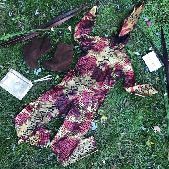 ROUGE Brown Wedge Booties - Picture 6 of 6